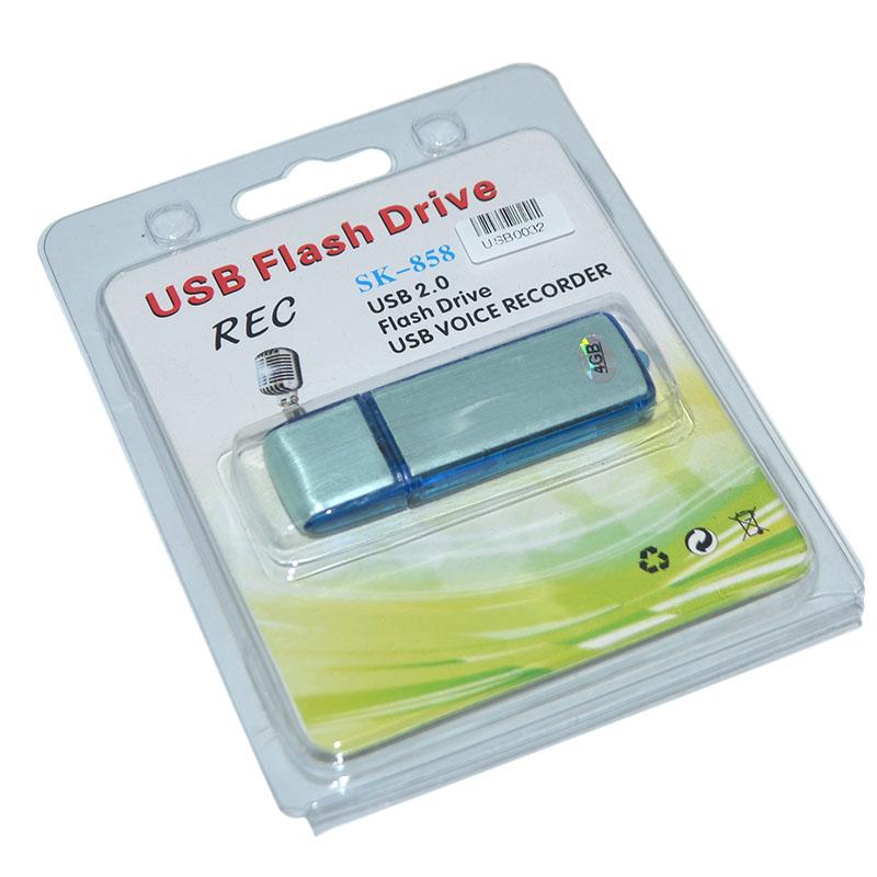 Mini 4GB Memory USB Flash Drive Spy Digital Audio 